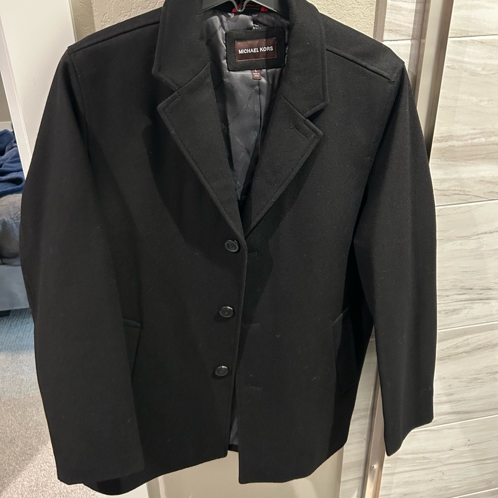 Michael Kors Men’s Black Peacoat